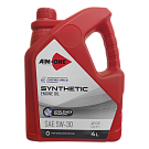 AIM-ONE Fully Synthetic Engine Oil SAE  5W-30, ILSAC GF-5, API SP, 4л (синтетическое моторное масло)