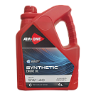 AIM-ONE Fully Synthetic Engine Oil 5W40 4л (синт) SP/GF-5